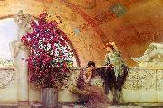 Alma Tadema Unconscious Rivals oil painting reproduction